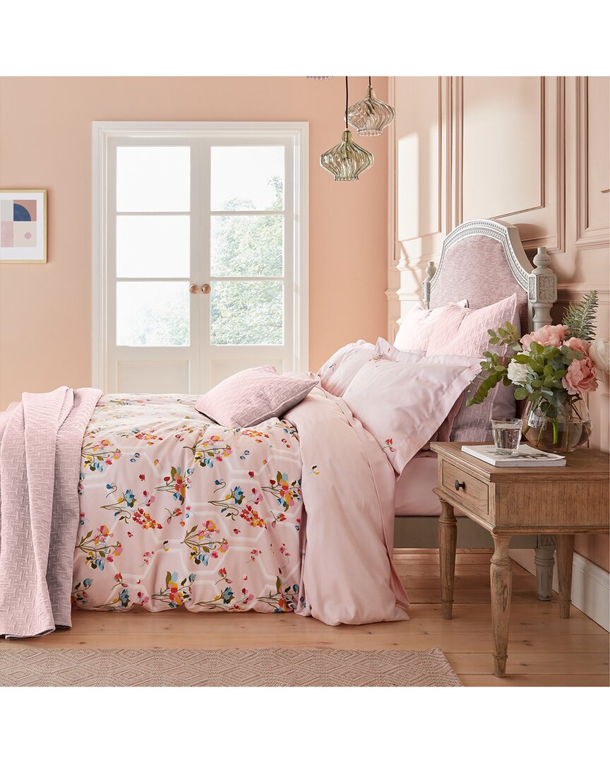 Ted Baker 220 Thread Count Peppermint Cotton Sateen Duvet Cover Set In Multi