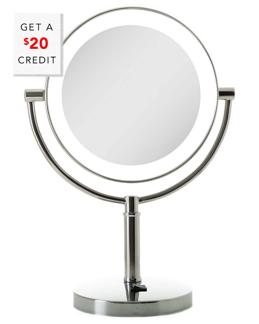 Zadro Laguna Led Lighted Dual-sided Round Vanity Mirror With $20 Credit