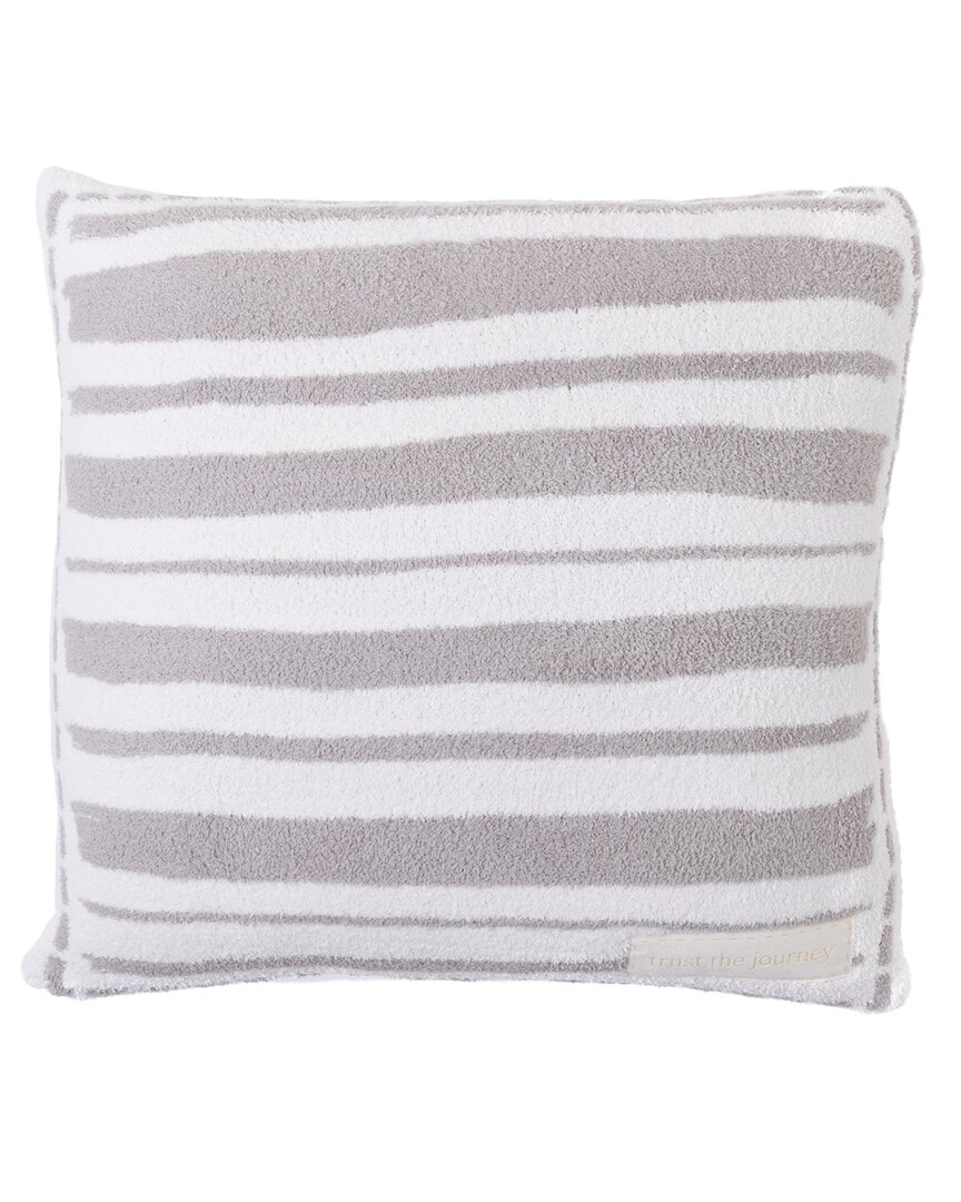 Barefoot Dreams Cozychic Covered In Prayer Pillow In Gray