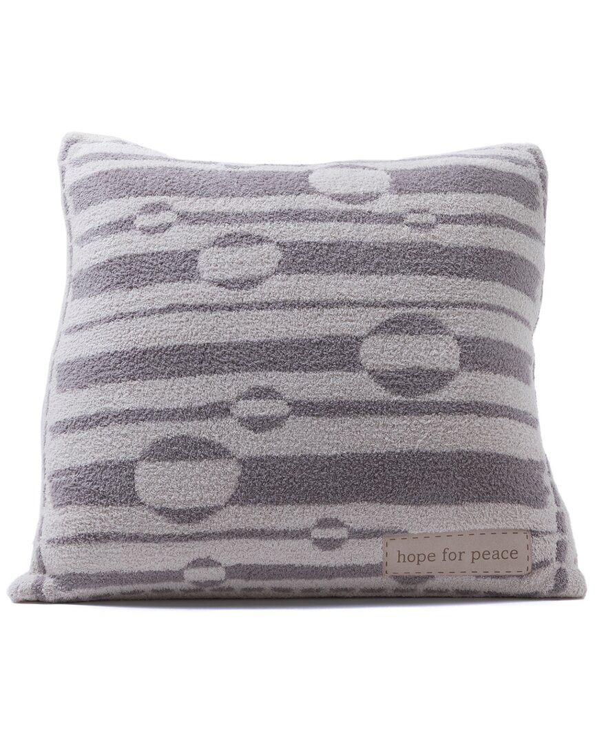Barefoot Dreams Cozychic Covered In Prayer Pillow In Gray