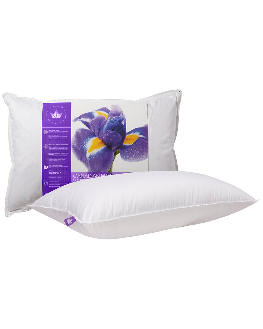 Canadian Down & Feather Company Hutterite Goose Down Pillow Soft Support In White