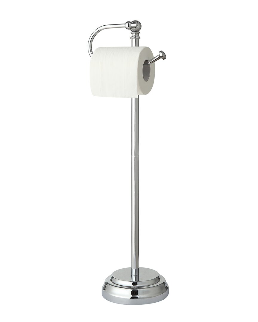 Sunnypoint Toilet Paper Holder Stand In Silver