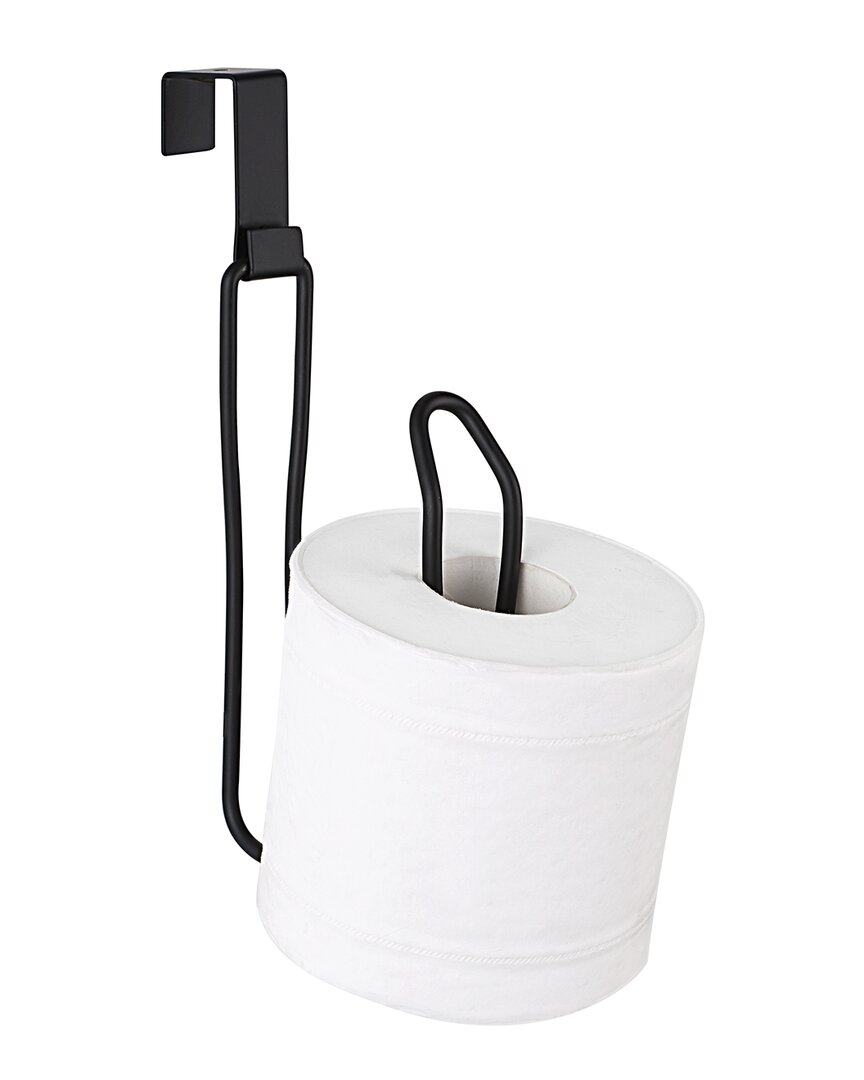 Sunnypoint Over The Tank Toilet Paper Holder In Black
