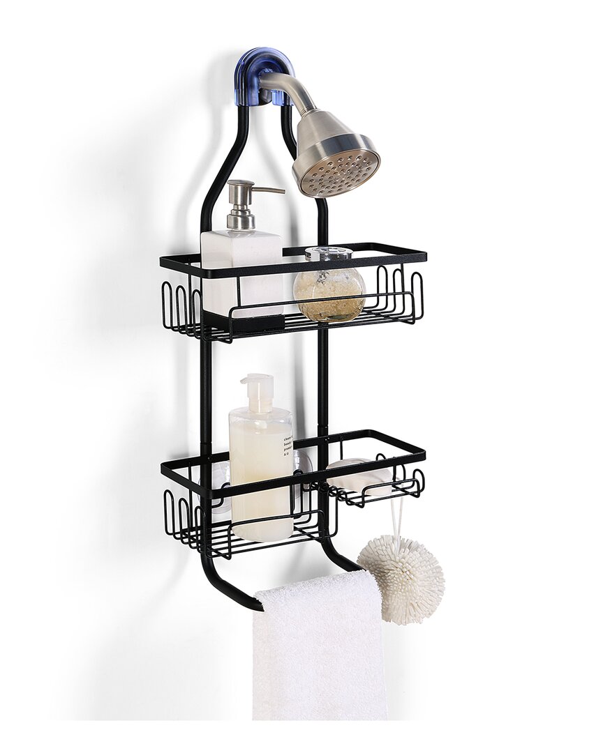 Sunnypoint Tubing Shower Caddy In Black
