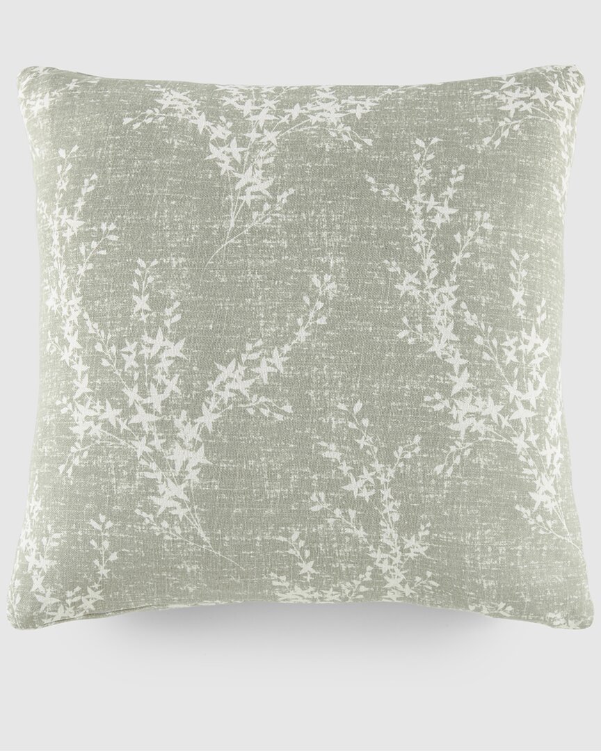 Home Collection Willow Cotton Decor Throw Pillow Green Mist
