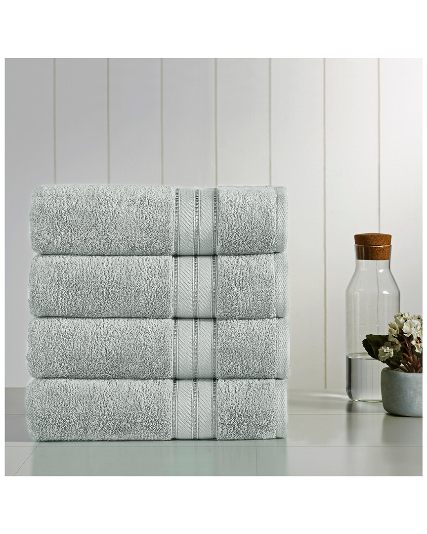 Modern Threads Set Of 4 Spunloft Bath Towels