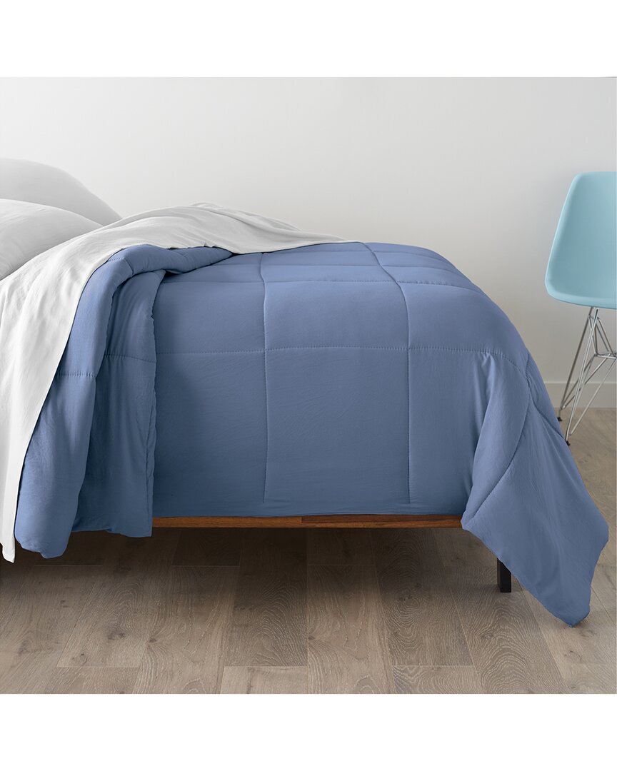 Ella Jayne All Season Soft Brushed Microfiber Down Alternative Comforter Collection In Blue