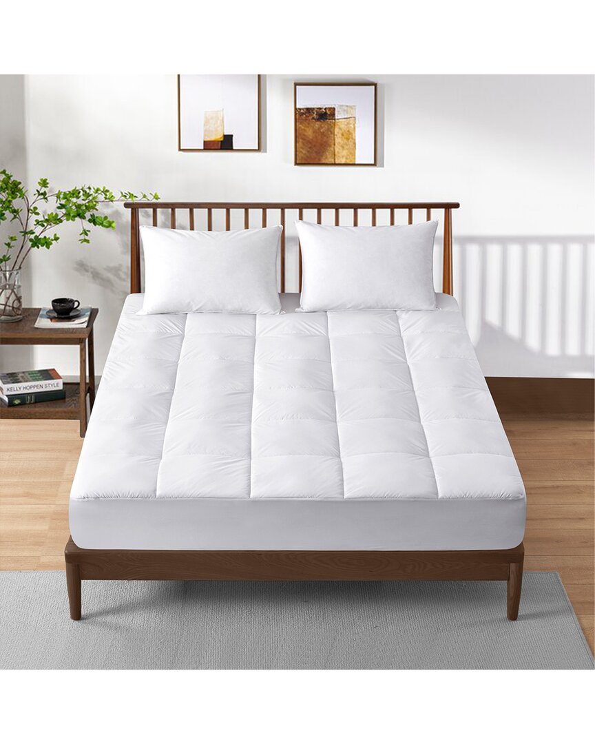 Unikome Pcm Technology Cooling Mattress Pad In White