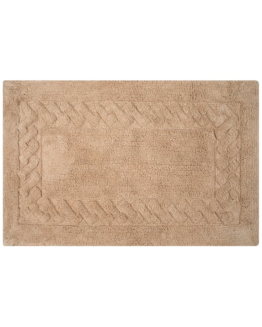Knightsbridge Chain Bath Rug In Natural