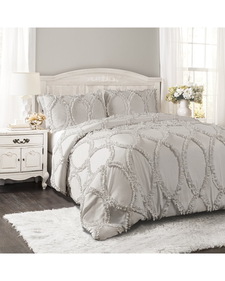 Lush Decor Fashion Avon Comforter In Gray