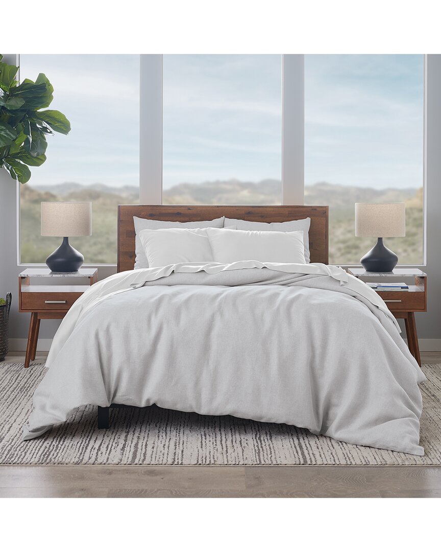 Ella Jayne Linen Duvet Set In Grey
