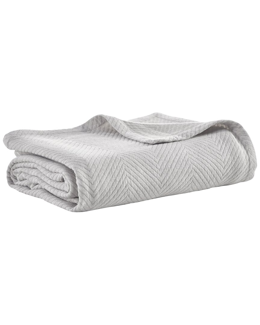 Orchids Lux Home Tivoli Cotton Jacquard Bed Blanket