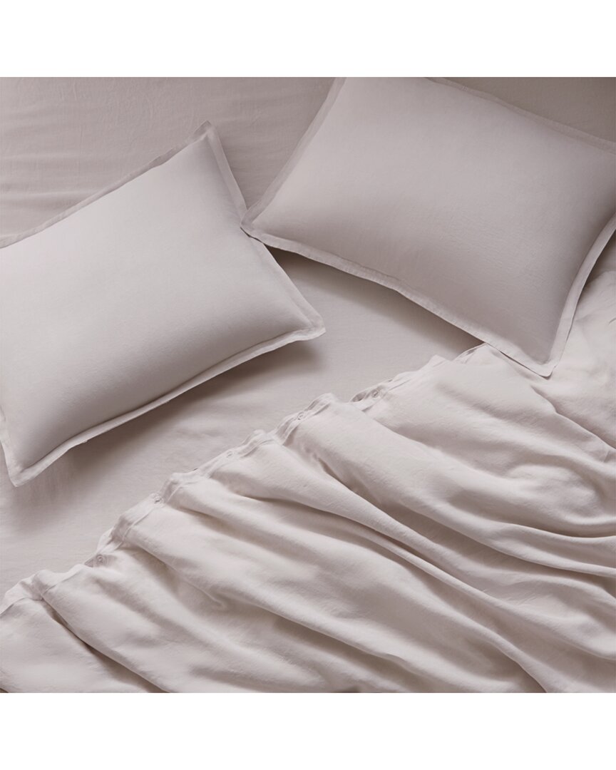 Jonathan Adler Linen Full Sheet Set In Neutral