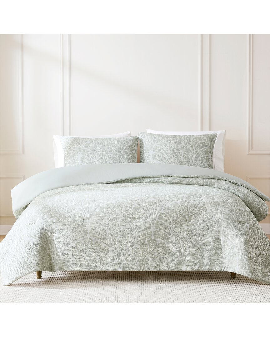 Lush Decor Lush Décor Willow Garden Restorative Gauze Jacquard Comforter Set In Multi