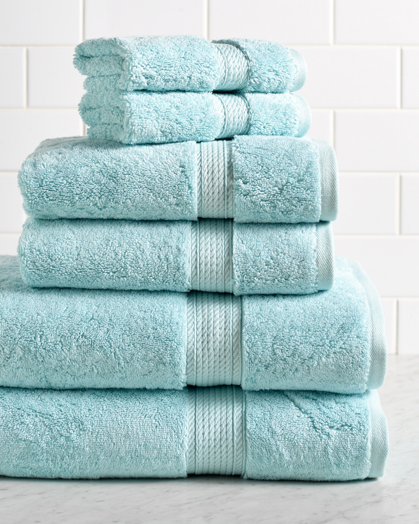 Superior Highly Absorbent 6pc Ultra Plush Solid Towel Set