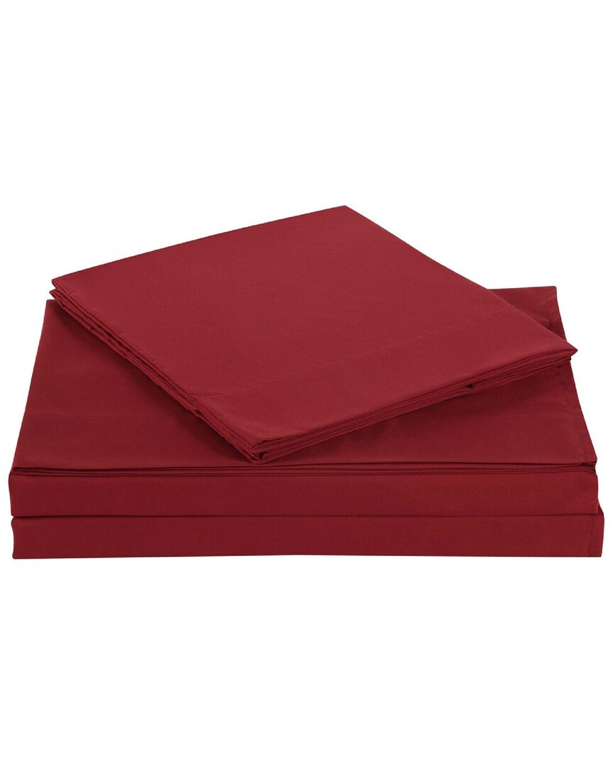 My World Solid Red Sheet Set