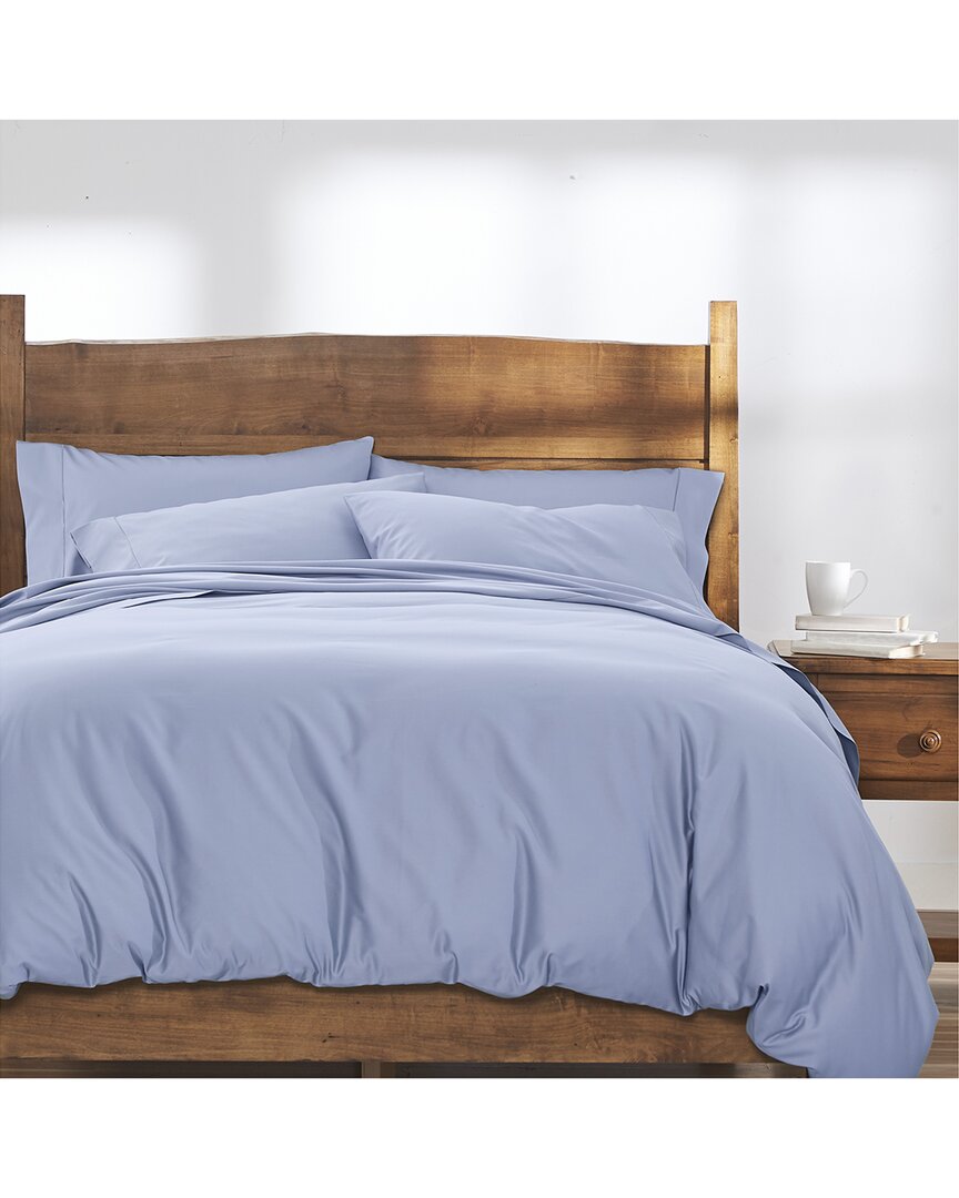 Cuddledown 390tc Sateen Comforter Cover In Blue