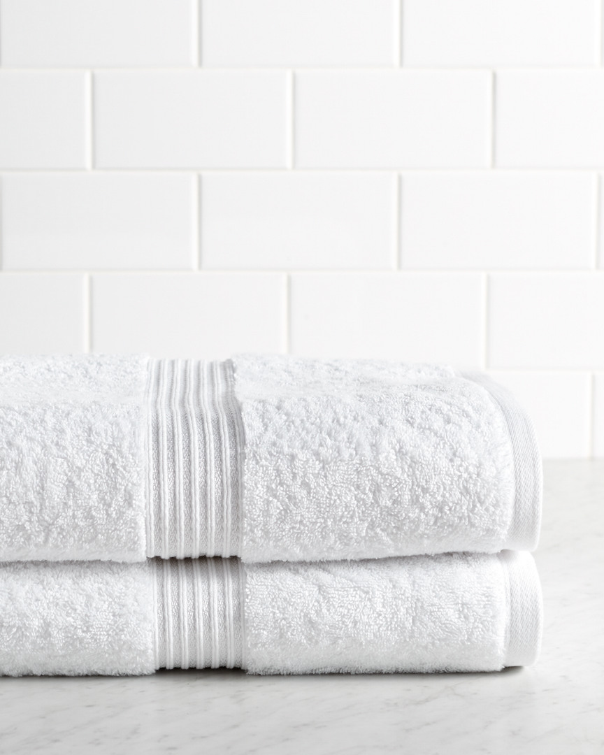 SUPERIOR SUPERIOR SOLID 2PC BATH SHEET EGYPTIAN COTTON TOWEL SET