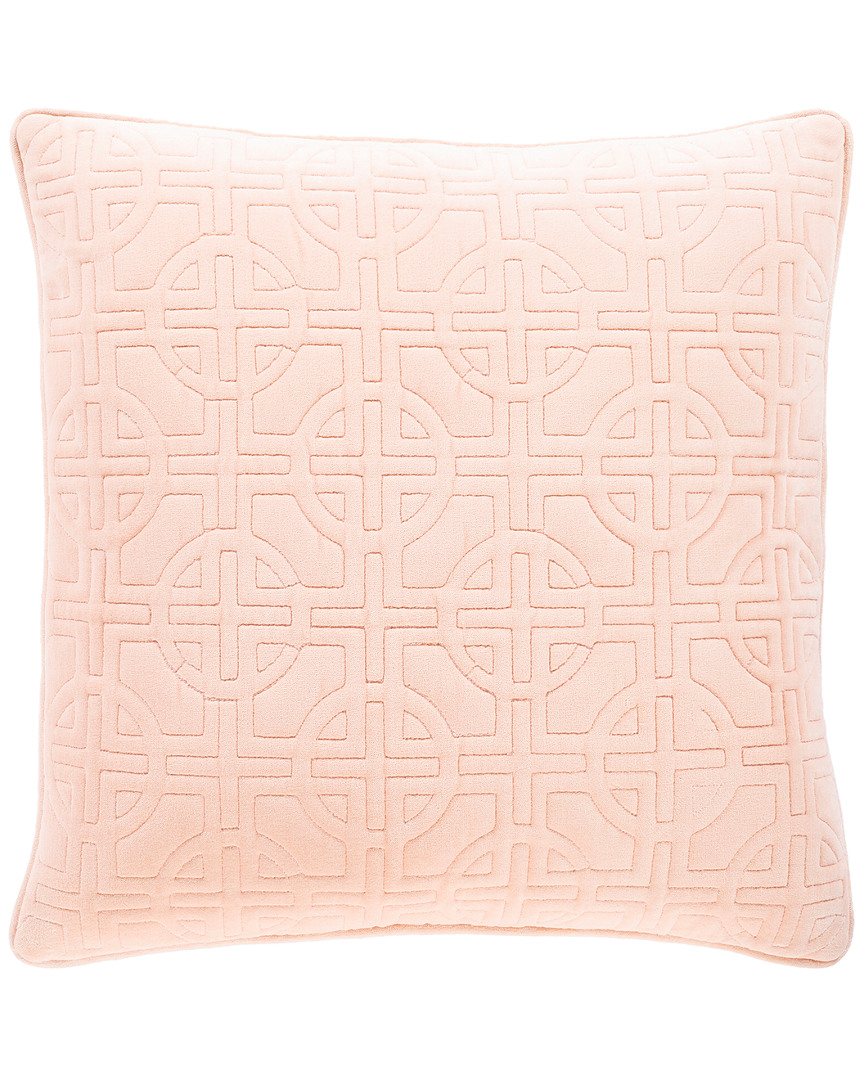 Surya Quilted Velvet Decorative Pillow