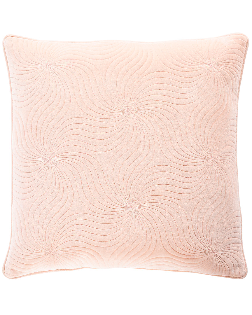 Surya Quilted Velvet Decorative Pillow