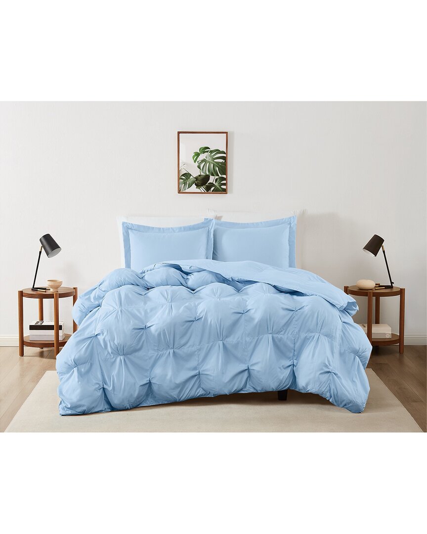 Truly Soft Cloud Puffer Comforter Set In Blue
