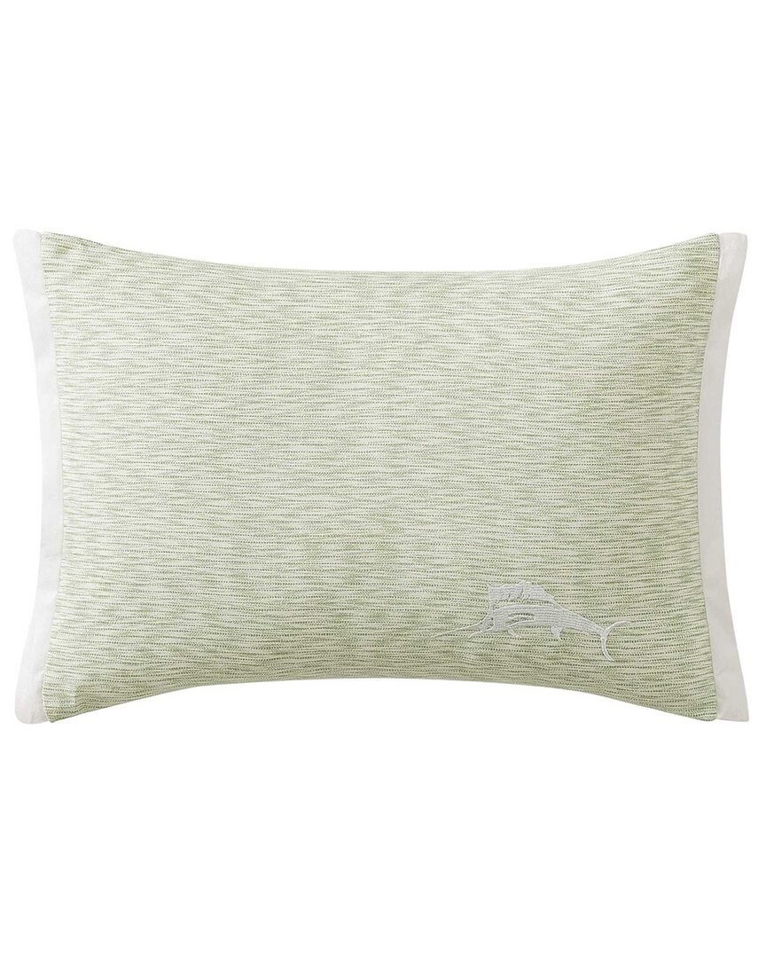 Tommy Bahama Palm Paradise Textured 100% Cotton Decorative Pill In Green