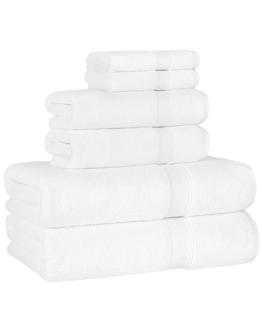 Linum Home Textiles Anovia 6pc Towel Set In White