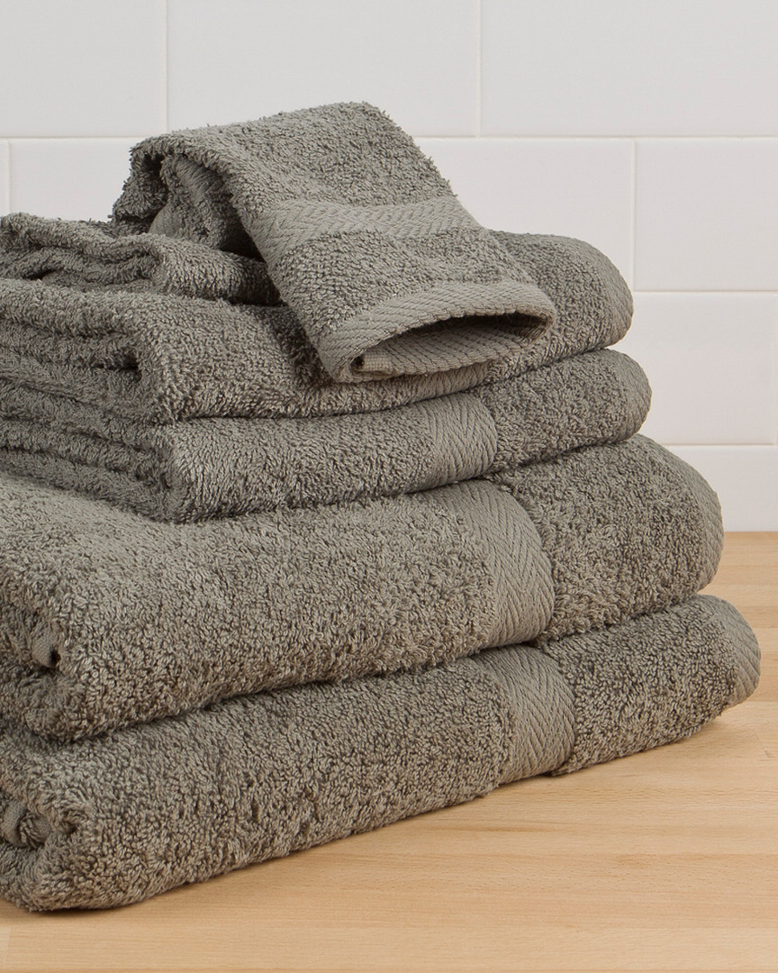 Espalma Deluxe 6pc Towel Set In Gray
