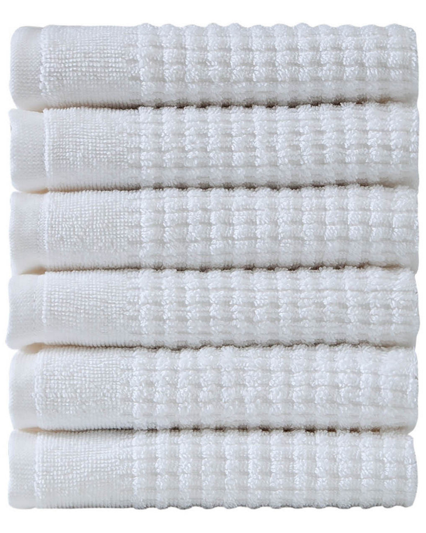 Ozan Premium Home Sorano Collection 6pc Turkish Cotton Washcloth Set
