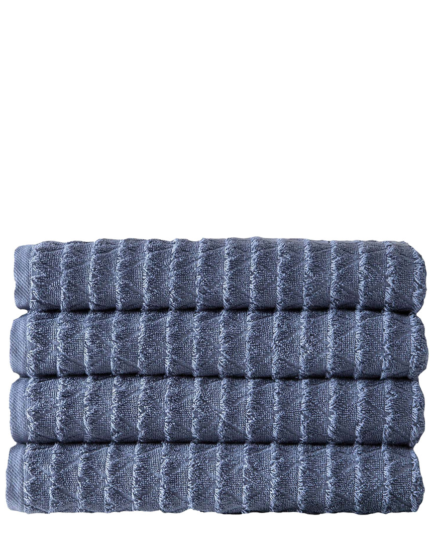 Ozan Premium Home Azure Collection 4pc Bath Towels