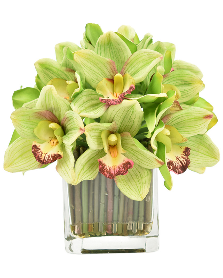Creative Displays Green Orchid Bouquet Floral Arrangement