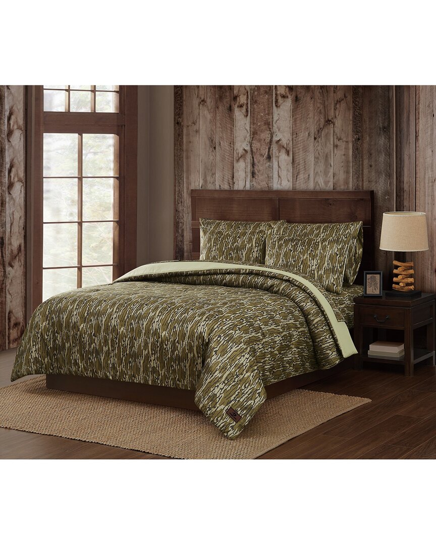 Mossy Oak Bottomland Camouflage Comforter In Green
