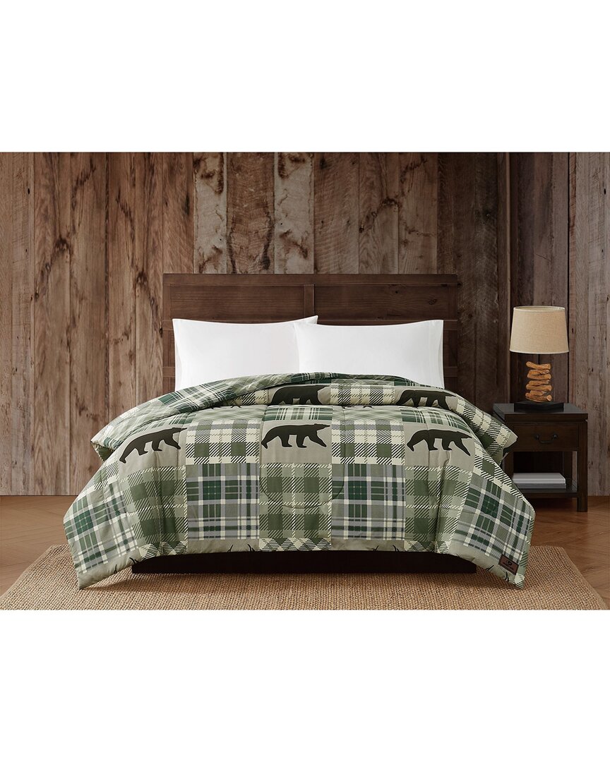 Mossy Oak Bear Patchwork Comforter In Multi