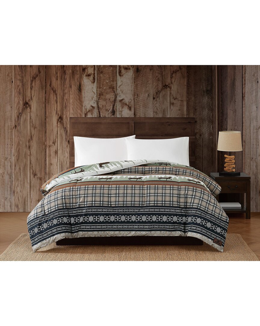 Mossy Oak Rock Ledge Creek Stripe Comforter In Multi