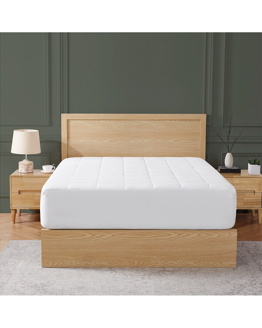 Brooklyn Loom Classic Cotton Mattress Pad In White