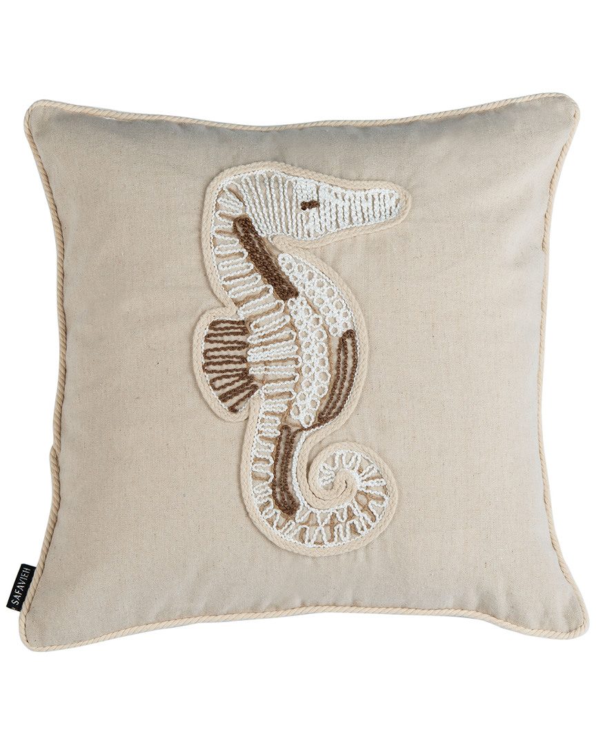Safavieh Sanden Seahorse Pillow