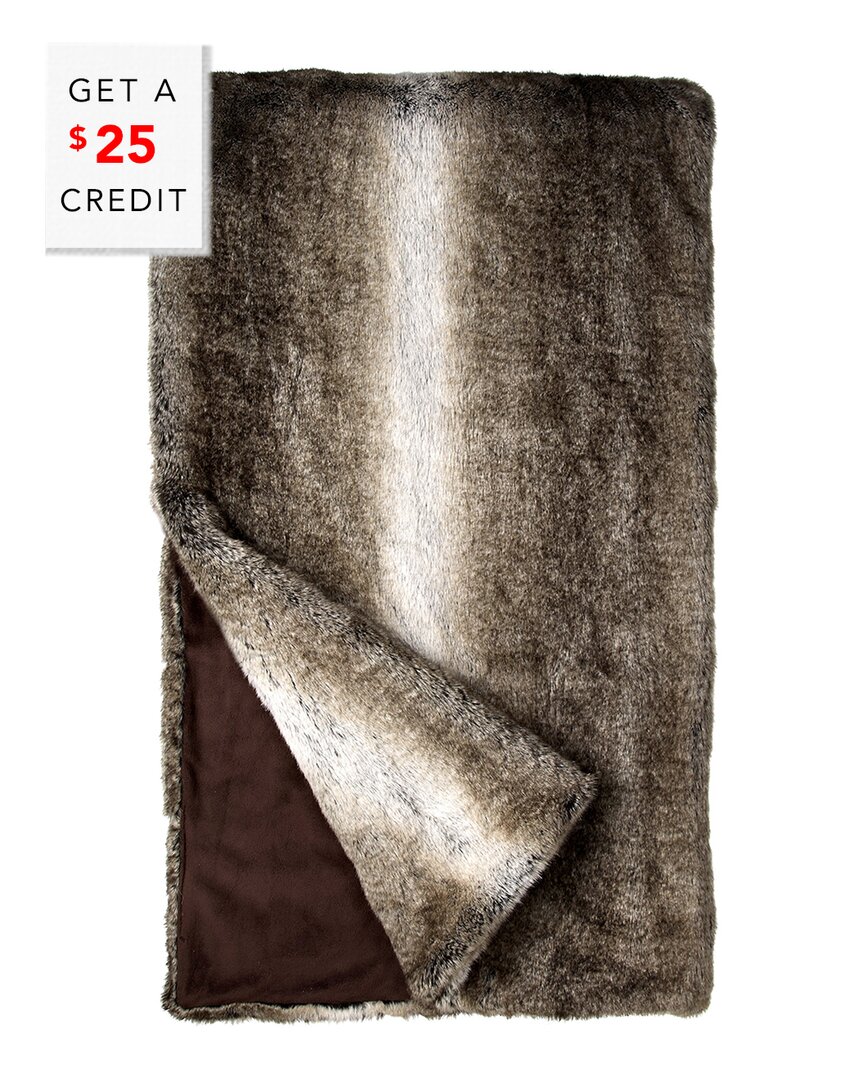 Shop Fabulous Furs Donna Salyers' Fabulous-furs Signature Series Throw With $25 Credit
