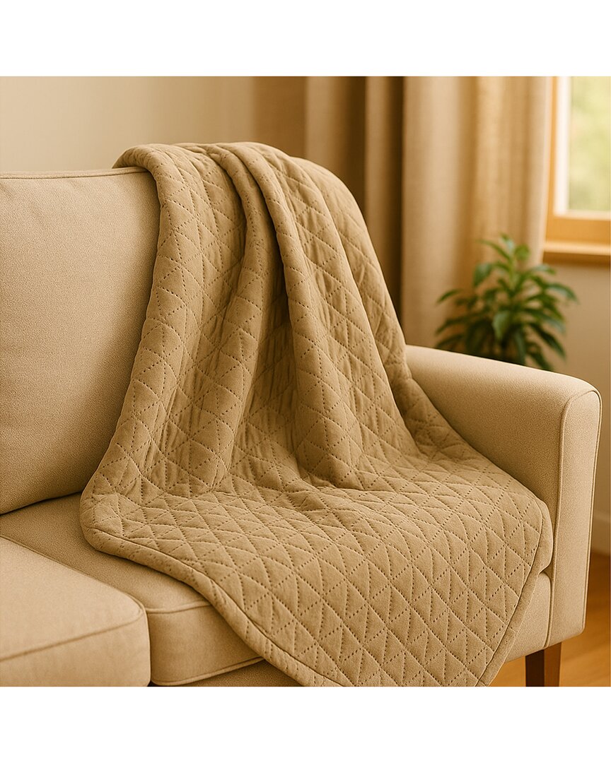 Blanquil Ella Jayne 15lbs Weighted Anti-anxiety Blanket In Brown