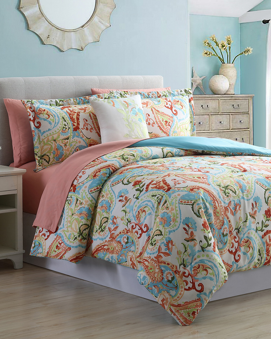 MODERN THREADS MODERN THREADS 6PC PRINTED REVERSIBLE COMPLETE BED SET