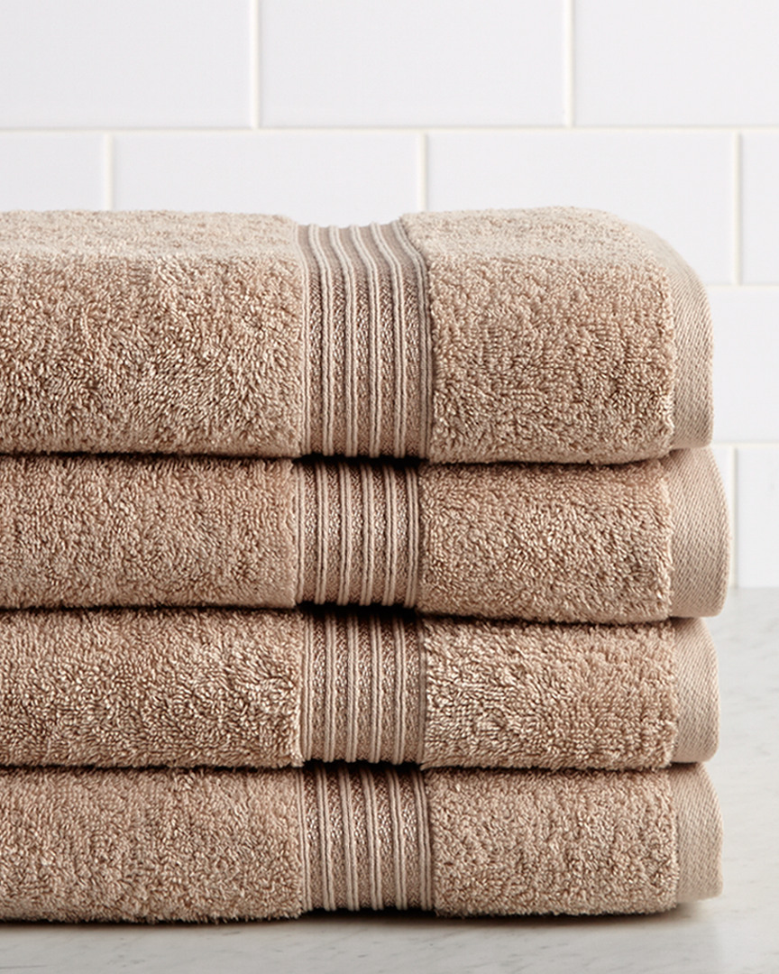 Superior Solid Soft 4pc Absorbent Bath Towel Set