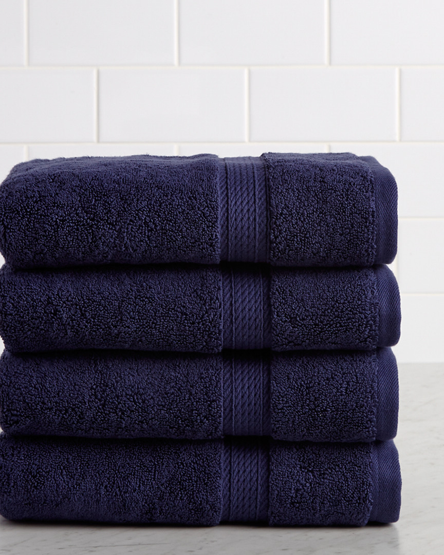 Superior Highly Absorbent 4pc Ultra Plush Hand Towel Set