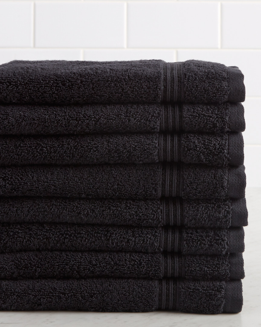 Superior Solid Soft 8pc Absorbent Hand Towel Set