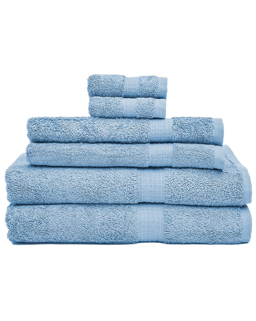 Espalma 6pc Towel Set In Blue