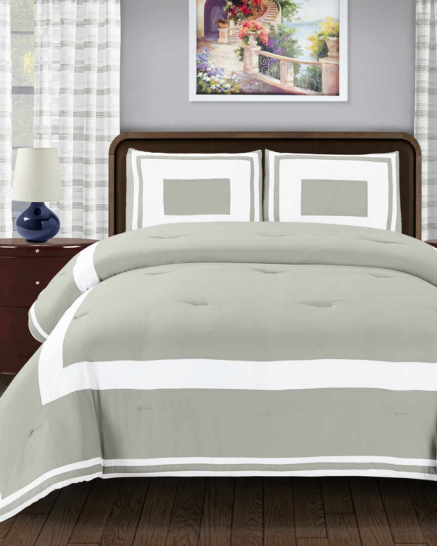 Superior Grammercy 3pc Modern Geometric Soft Breathable Bedding Set