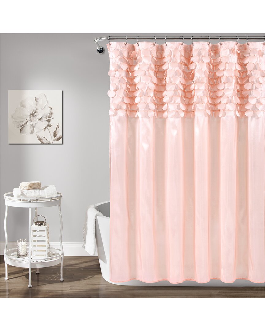 Lush Decor Lush Décor Lillian Shower Curtain In Pink