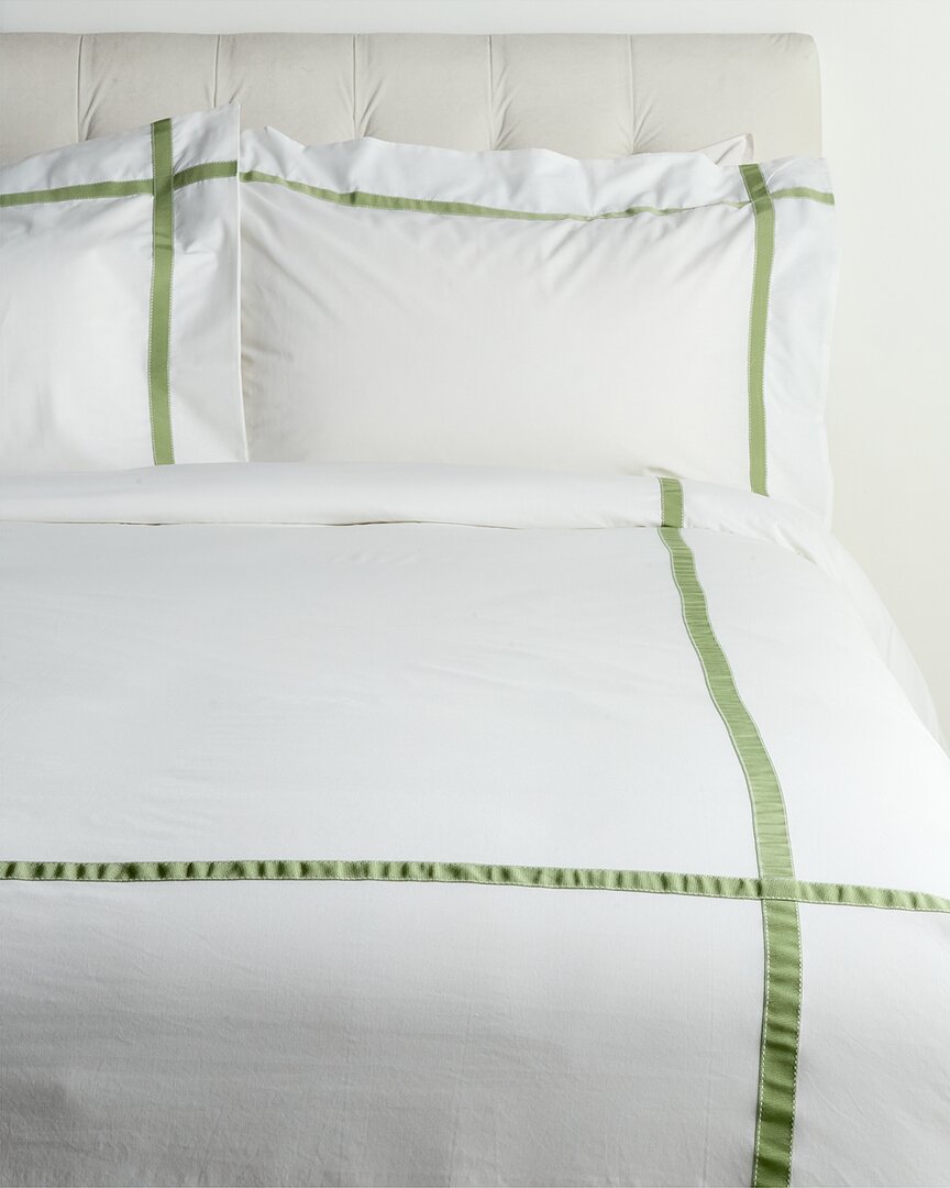 Maurizio Italy Notting Hill Duvet Set In Green