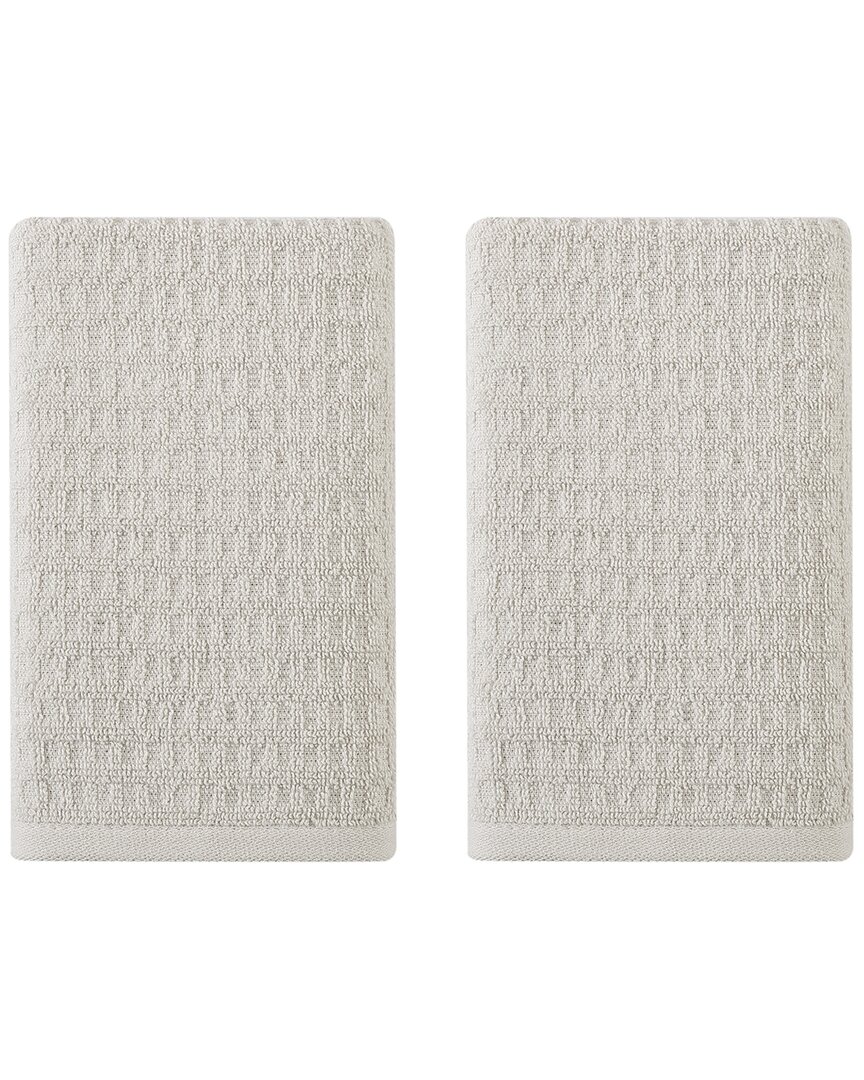 Tommy Bahama Set Of 2 Northern Pacific Terry Hand Towels In Beige
