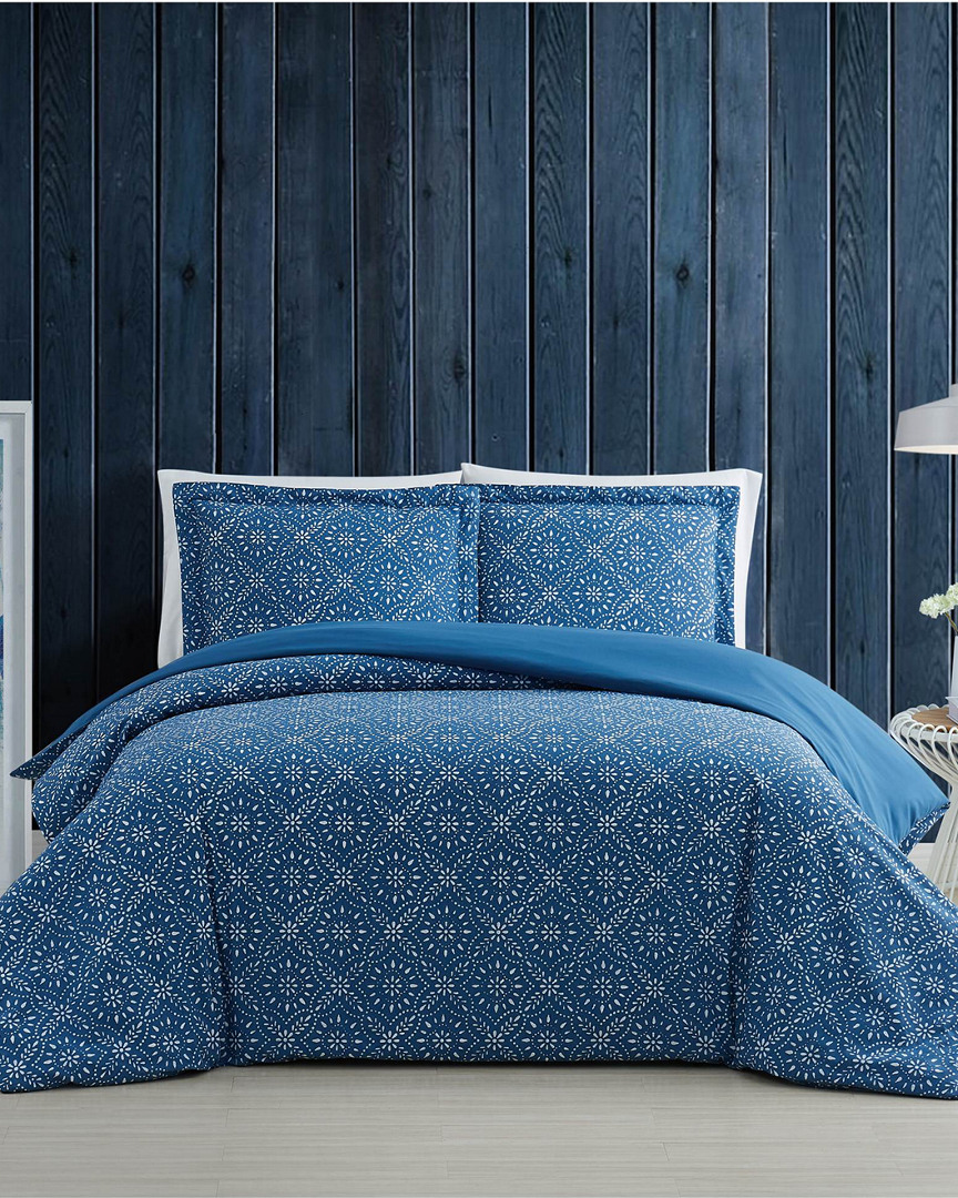 Shop Brooklyn Loom Katrine Comforter Set In Blue