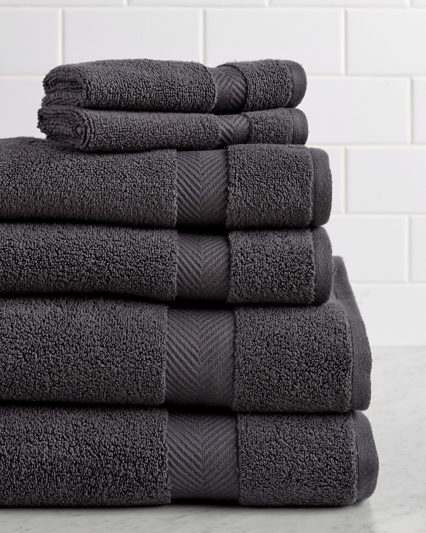 Superior Highly Absorbent Zero Twist 6pc Towel Set