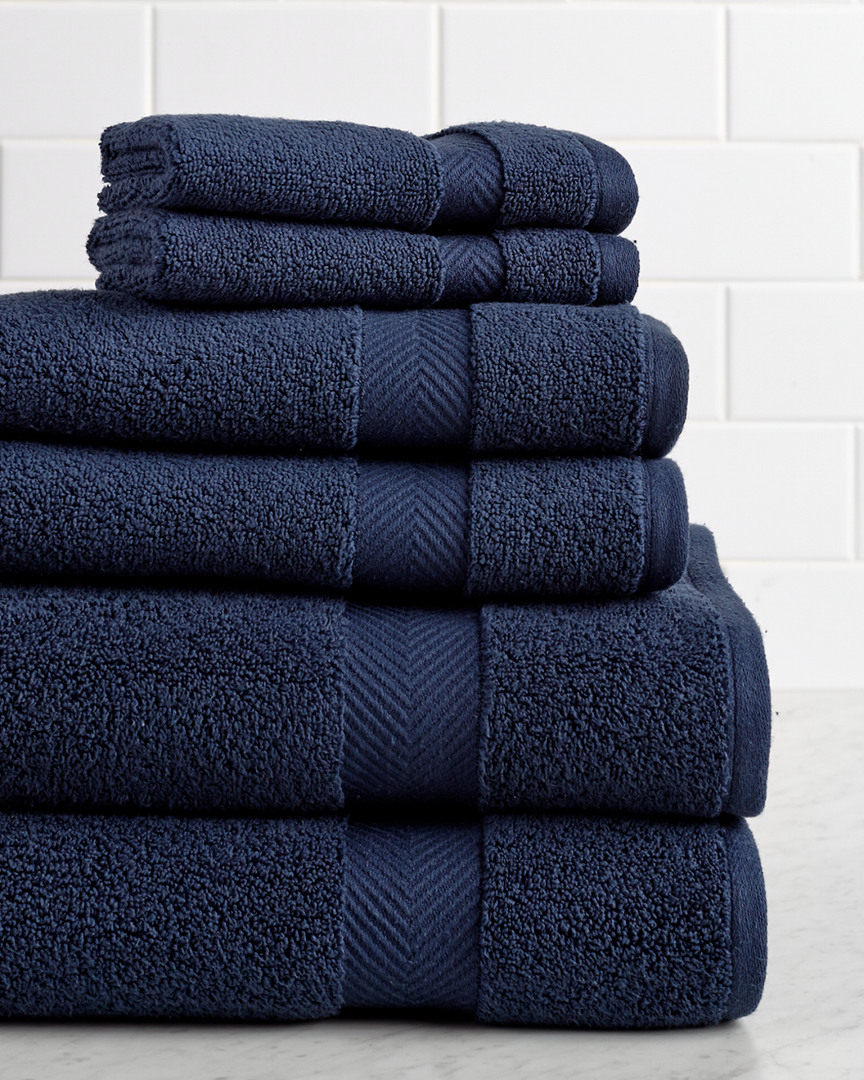 Superior Highly Absorbent Zero Twist 6pc Towel Set